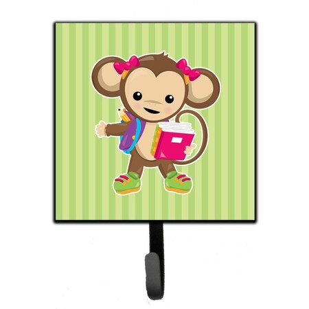 Carolines Treasures Monkey Going to School Leash or Key Holder BB7016SH4